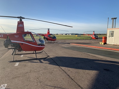 And then there were three - helicopters at the James Kenwright Helicopter Training Flying School