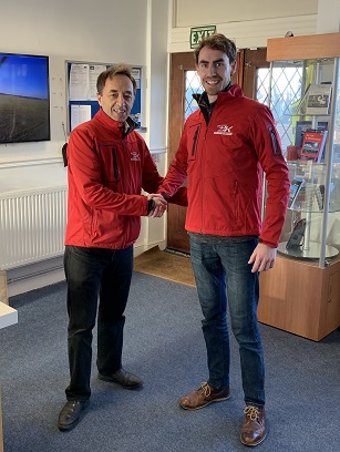 David Walter is another helicopter pilot trainee who has just passed his first solo flight by the James Kenwright flying school.